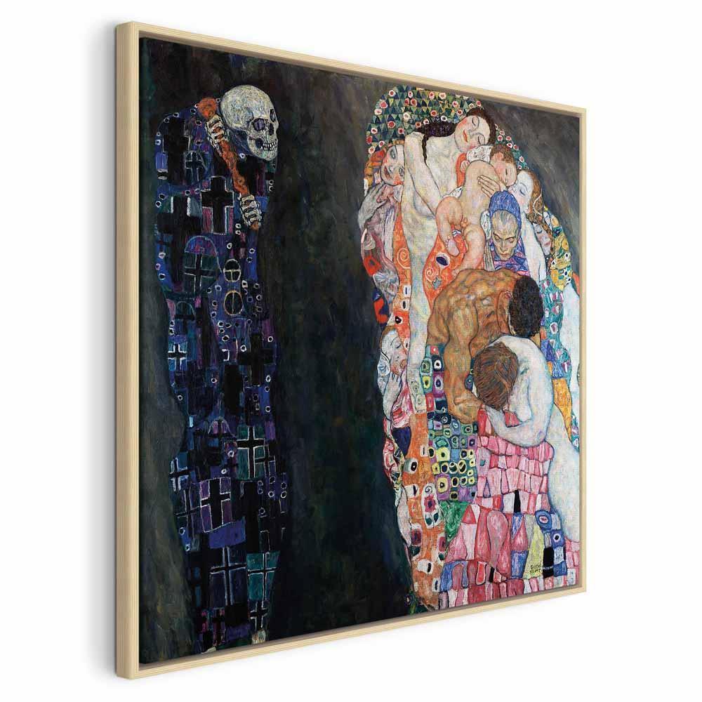Leinwandbild - Gustav Klimt – Death and Life