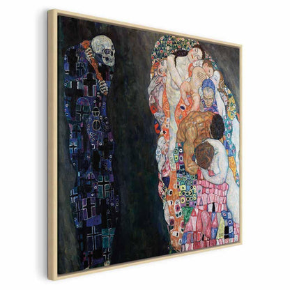 Leinwandbild - Gustav Klimt – Death and Life