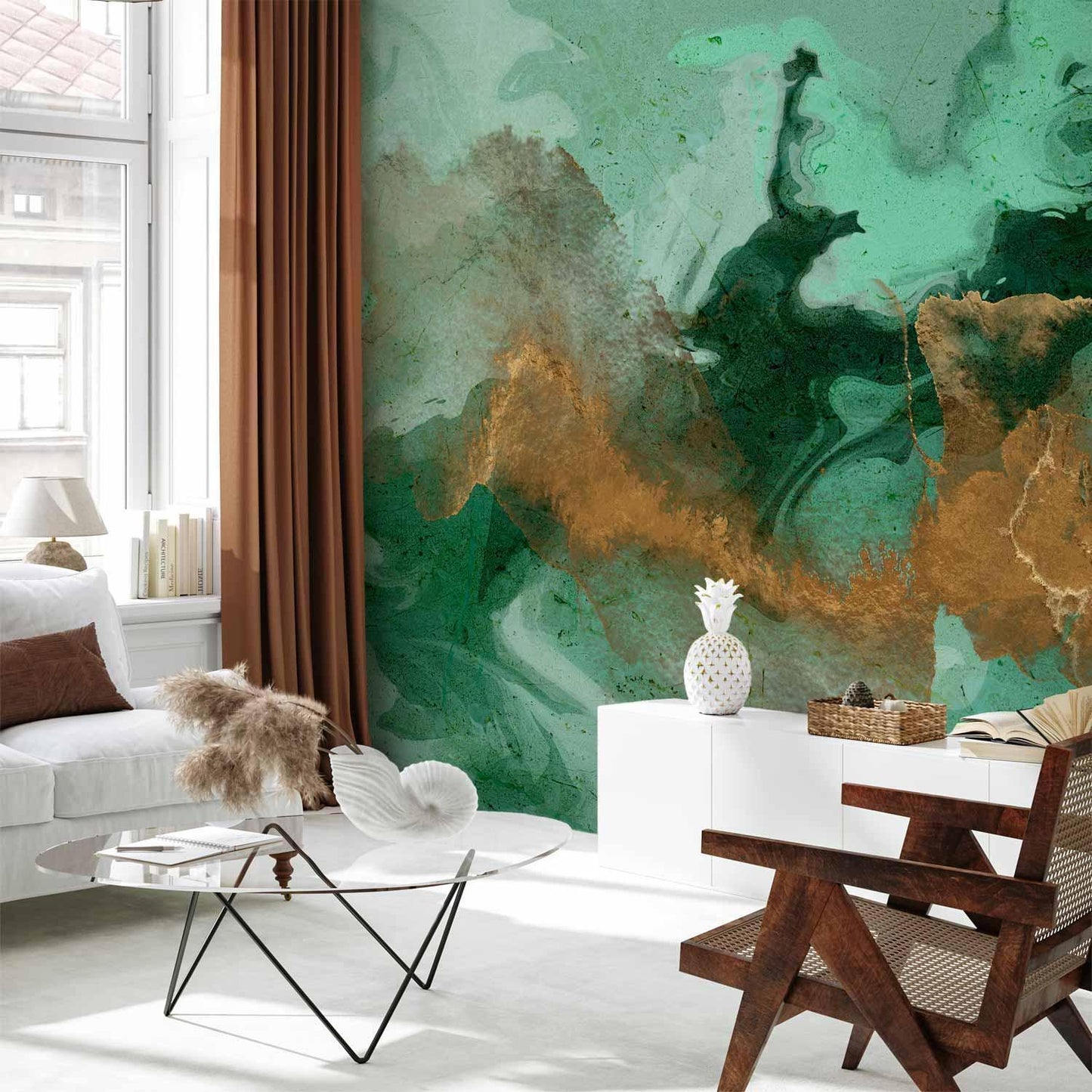Fototapete - Malachite Play Artgeist