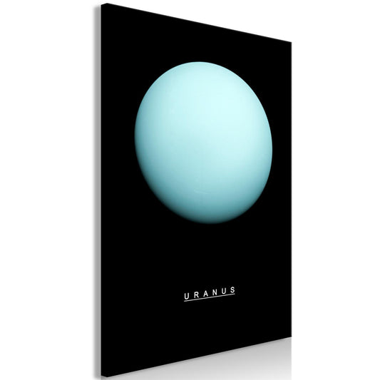 Wandbild Uranus – Abstrakte Planeten-Kunst auf Leinwand