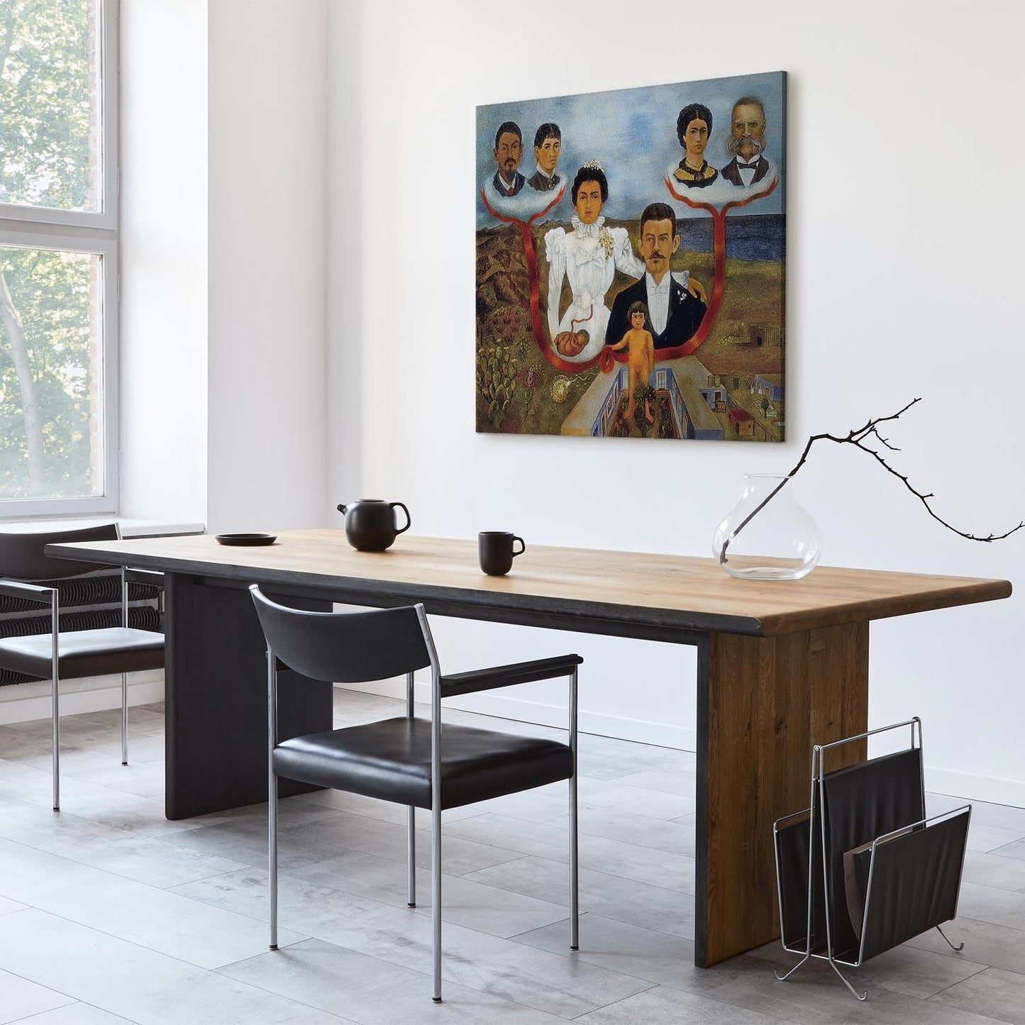 Leinwandbild - Frida Kahlo – My Grandparents, My Parents and I