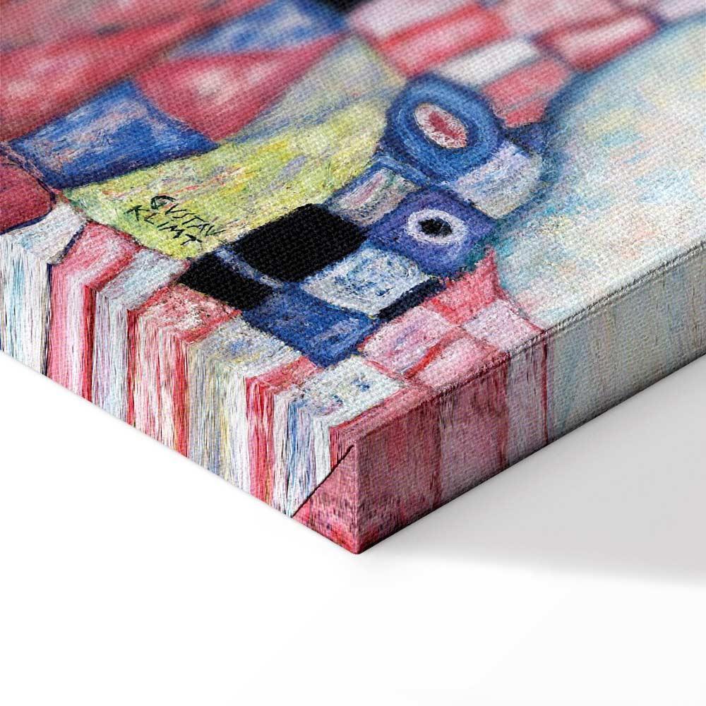 Leinwandbild - Gustav Klimt – Death and Life