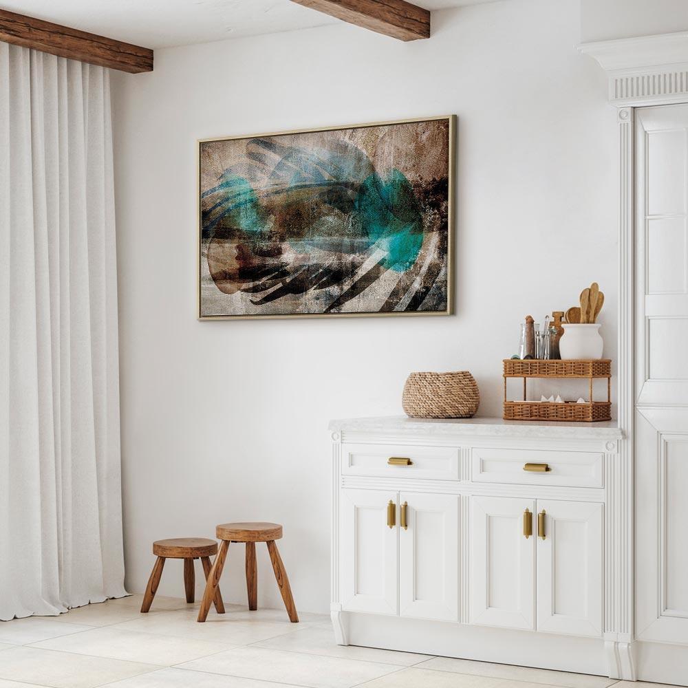 Leinwandbild - Abstract Plume (1 Part) Wide