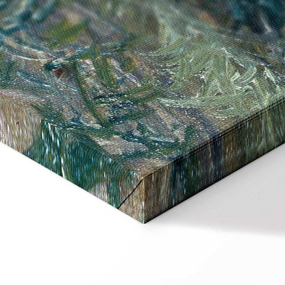 Leinwandbild - Paul Gauguin – Flußufer