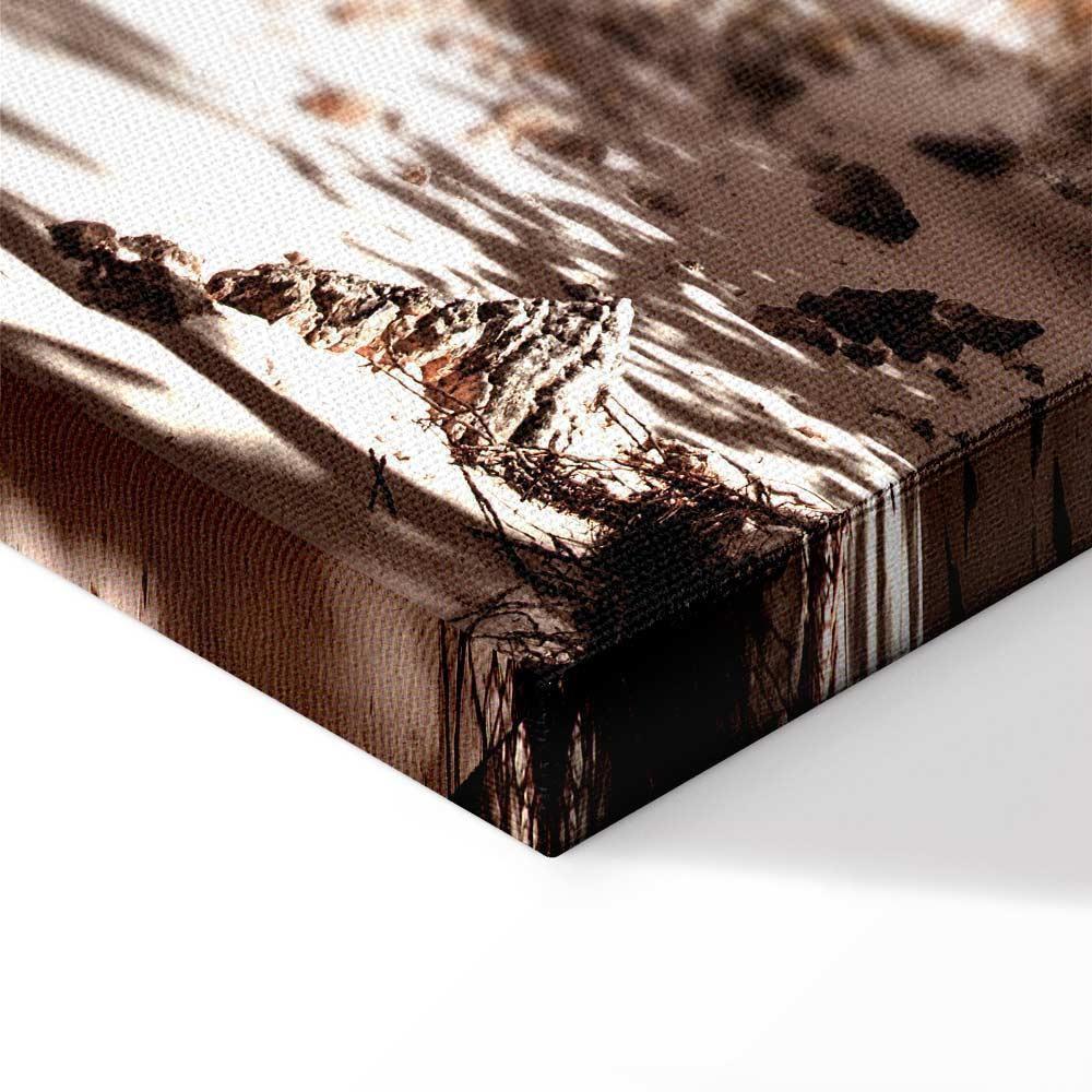 Leinwandbild - Palm Shadow (1 Part) Vertical