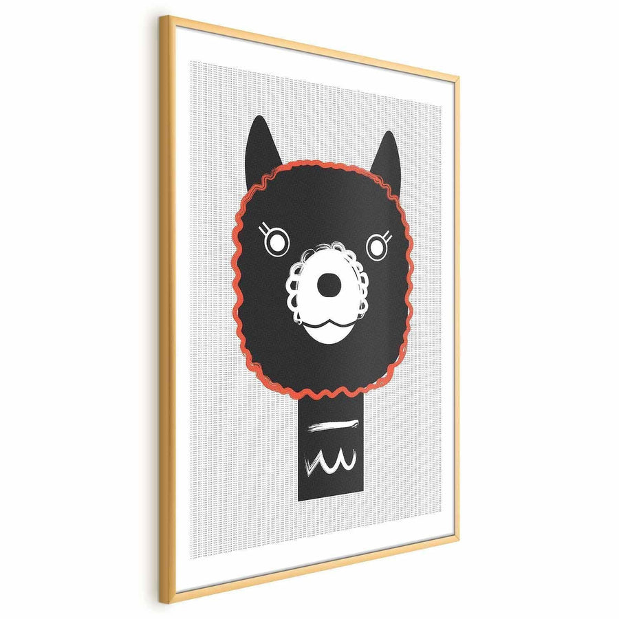 Poster - Decorative Alpaca Artgeist