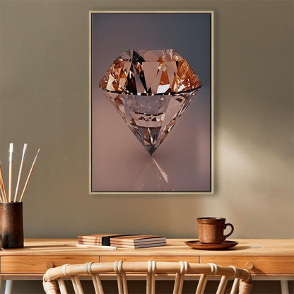 Leinwandbild - Costly Diamond (1 Part) Vertical