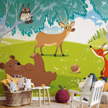 Fototapete - Funny animals Artgeist