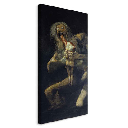 Leinwandbild - Francisco Goya – Saturn Devouring His Son