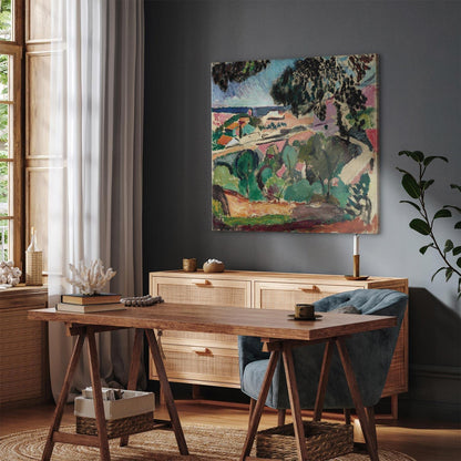 Leinwandbild - Henri Matisse – Landscape at Collioure