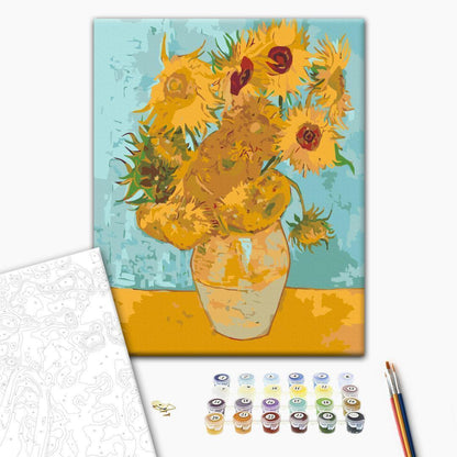 Malen nach Zahlen - Van Gogh's Sunflowers