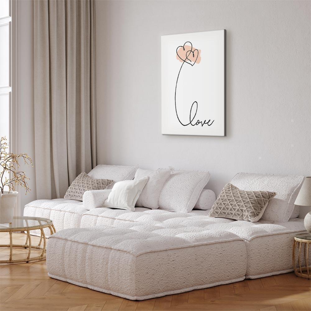 Leinwandbild - Connected in the Clouds (1 Part) Vertical