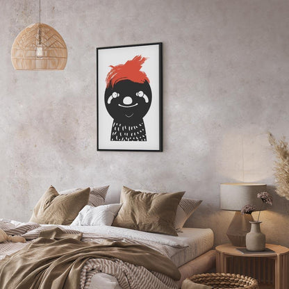 Leinwandbild - Crazy Sloth (1 Part) Vertical