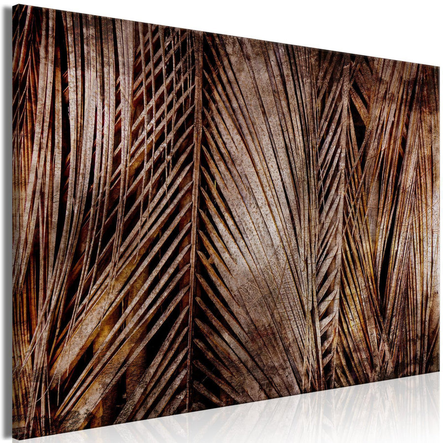 Leinwandbild - Dark Palms (1 Part) Wide Artgeist