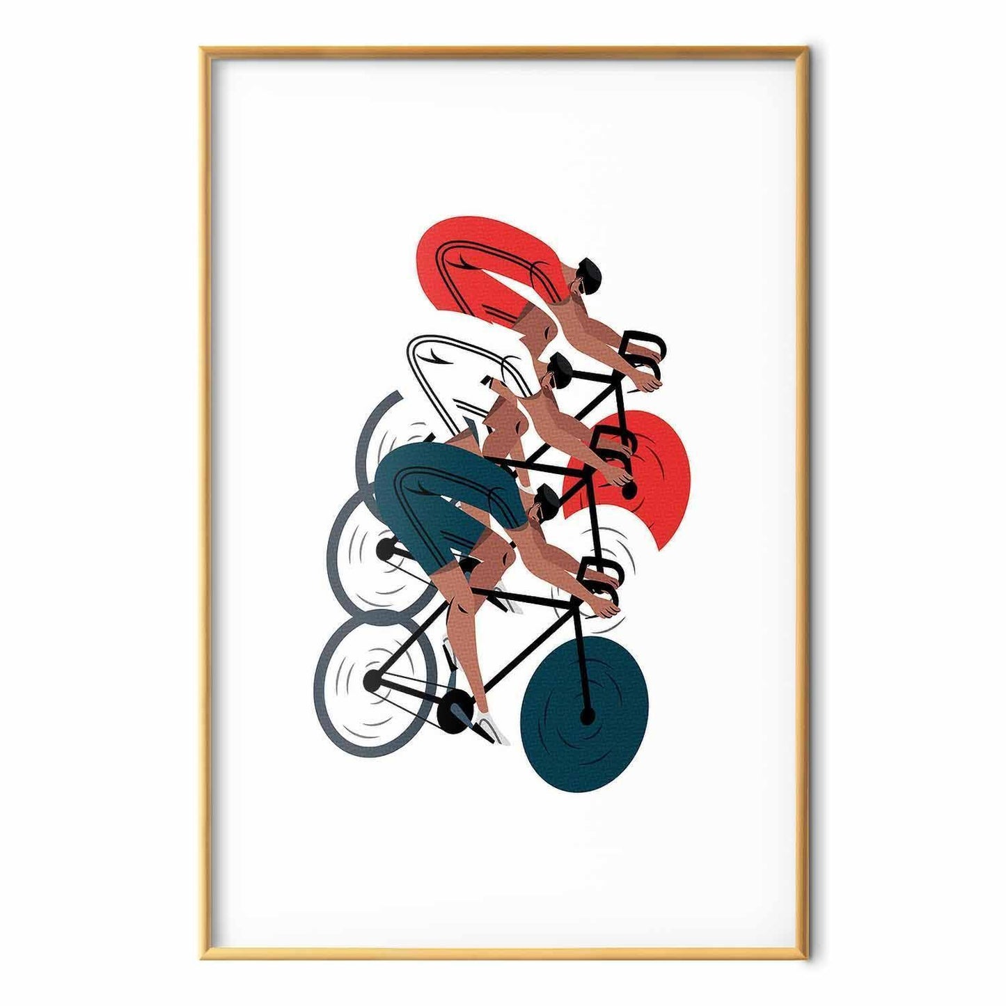 Poster - Olympics - Cycling Race