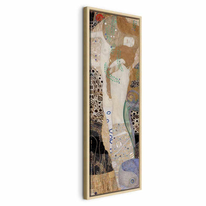 Leinwandbild - Gustav Klimt – Water Serpents