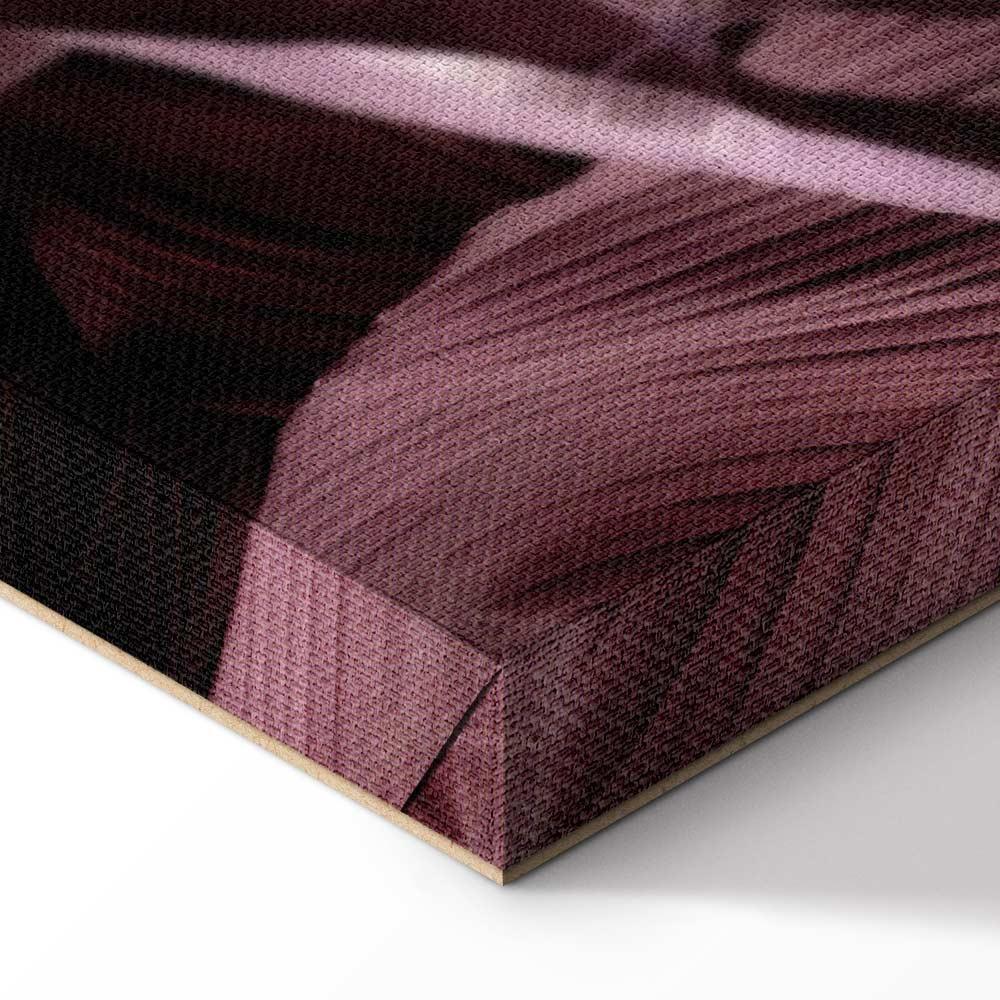 Leinwandbild - Velvet Leaves (1 Part) Vertical