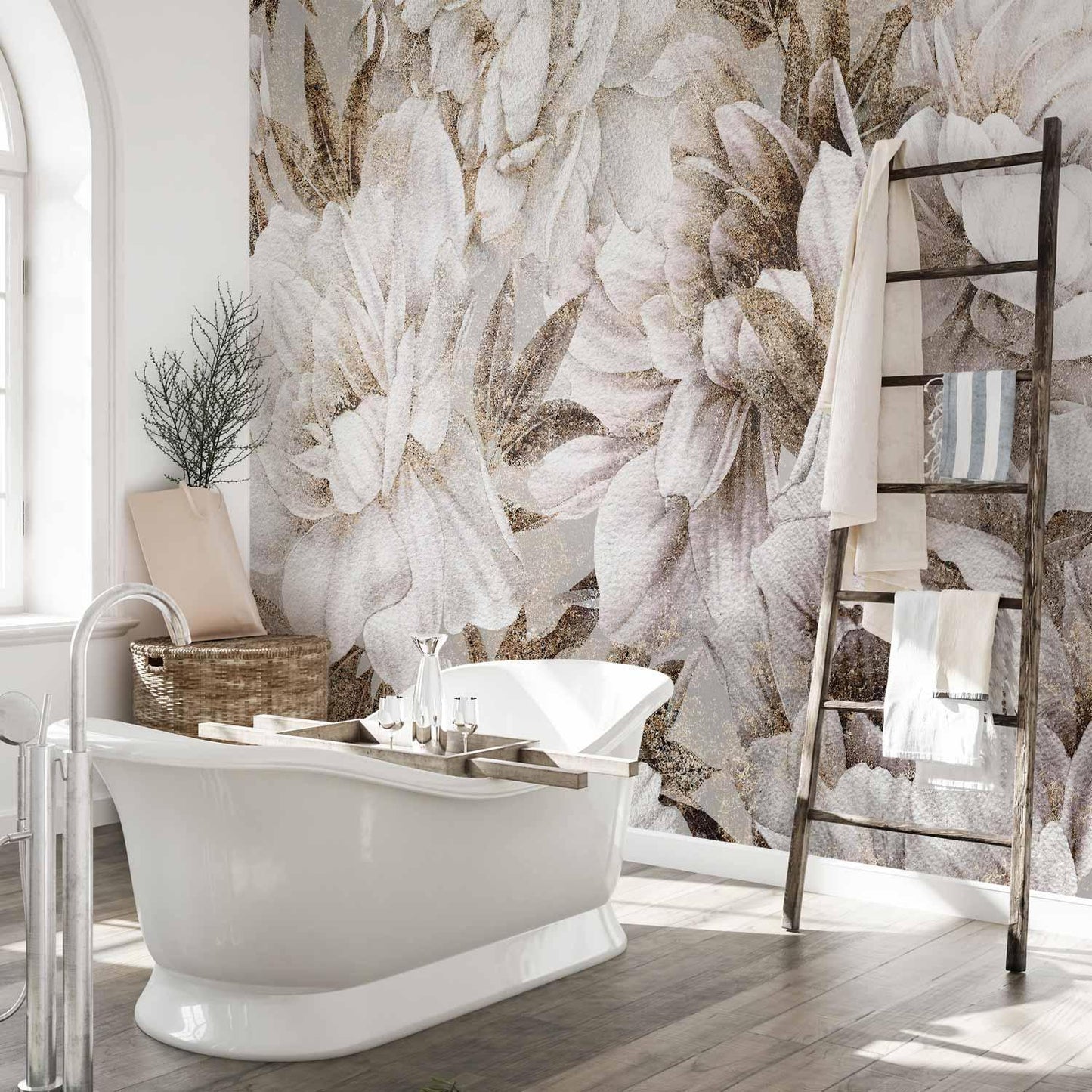 Fototapete Entfaltung des Duftes – Sinnliche Blütenpracht in zarten Farben