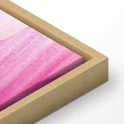 Leinwandbild - Colorful Contrasts - Energetic Color Transitions in Shades of Pink