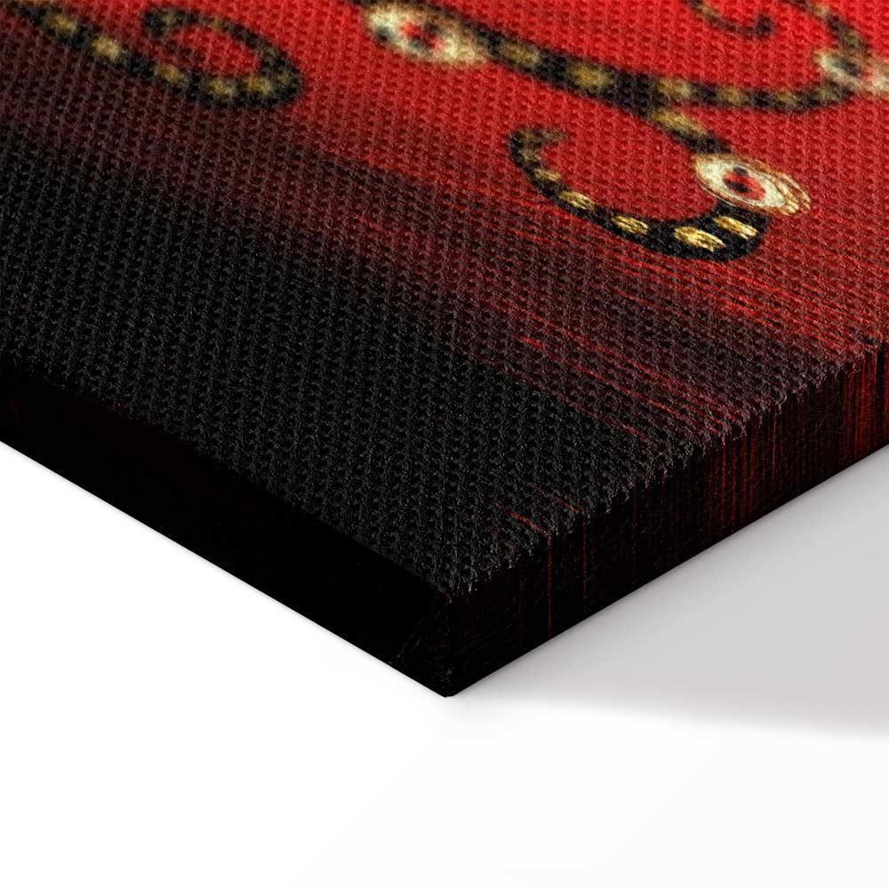 Leinwandbild - Fiery Tree (1 Part) Narrow