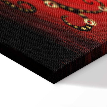 Leinwandbild - Fiery Tree (1 Part) Narrow