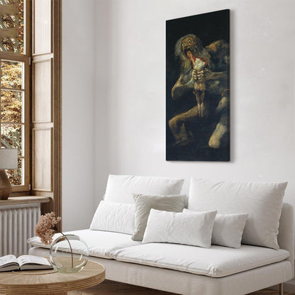 Leinwandbild - Francisco Goya – Saturn Devouring His Son