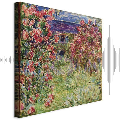 Leinwandbild - Claude Monet – La maison dans les roses