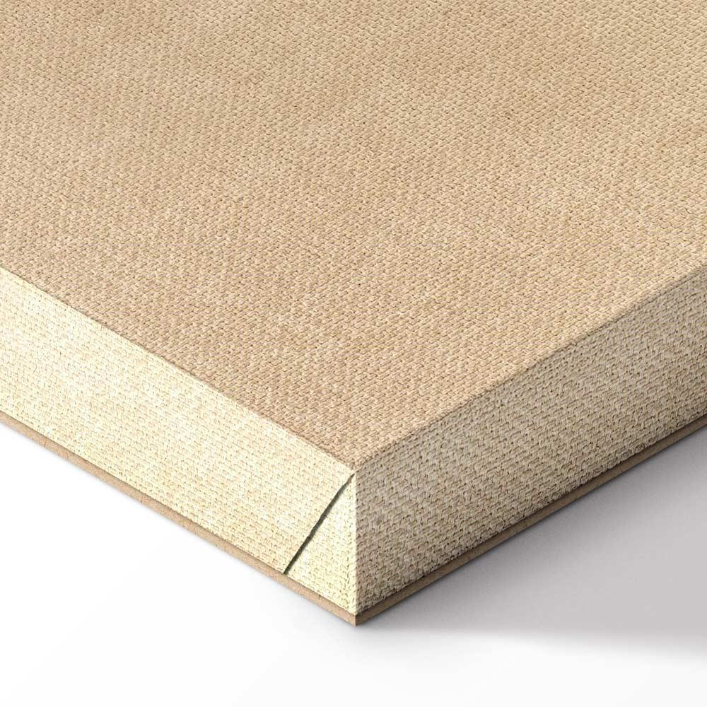 Leinwandbild - Holiday Sky - Sunny Day with a Rainbow and Flying Birds