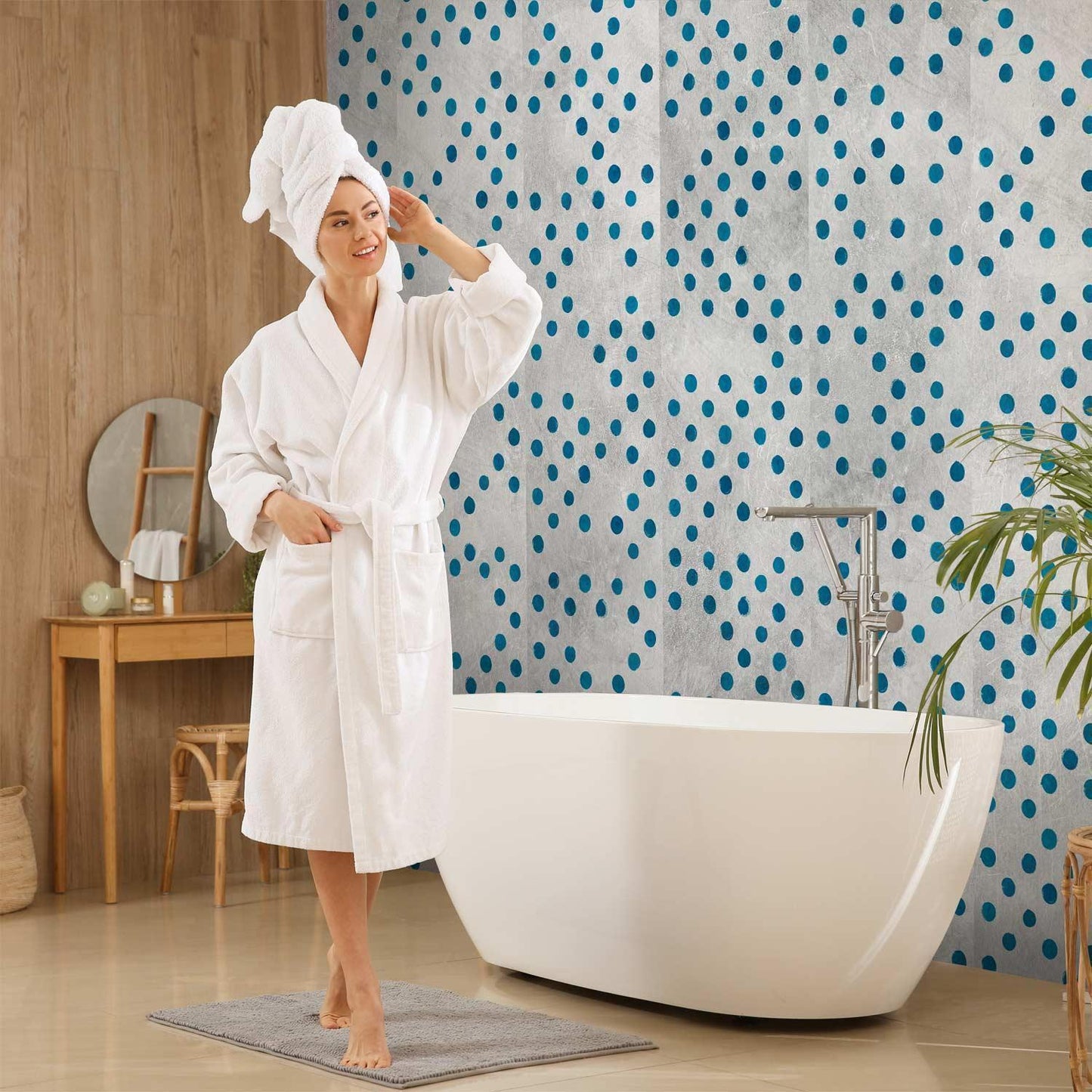 Tapete - Dots on Concrete