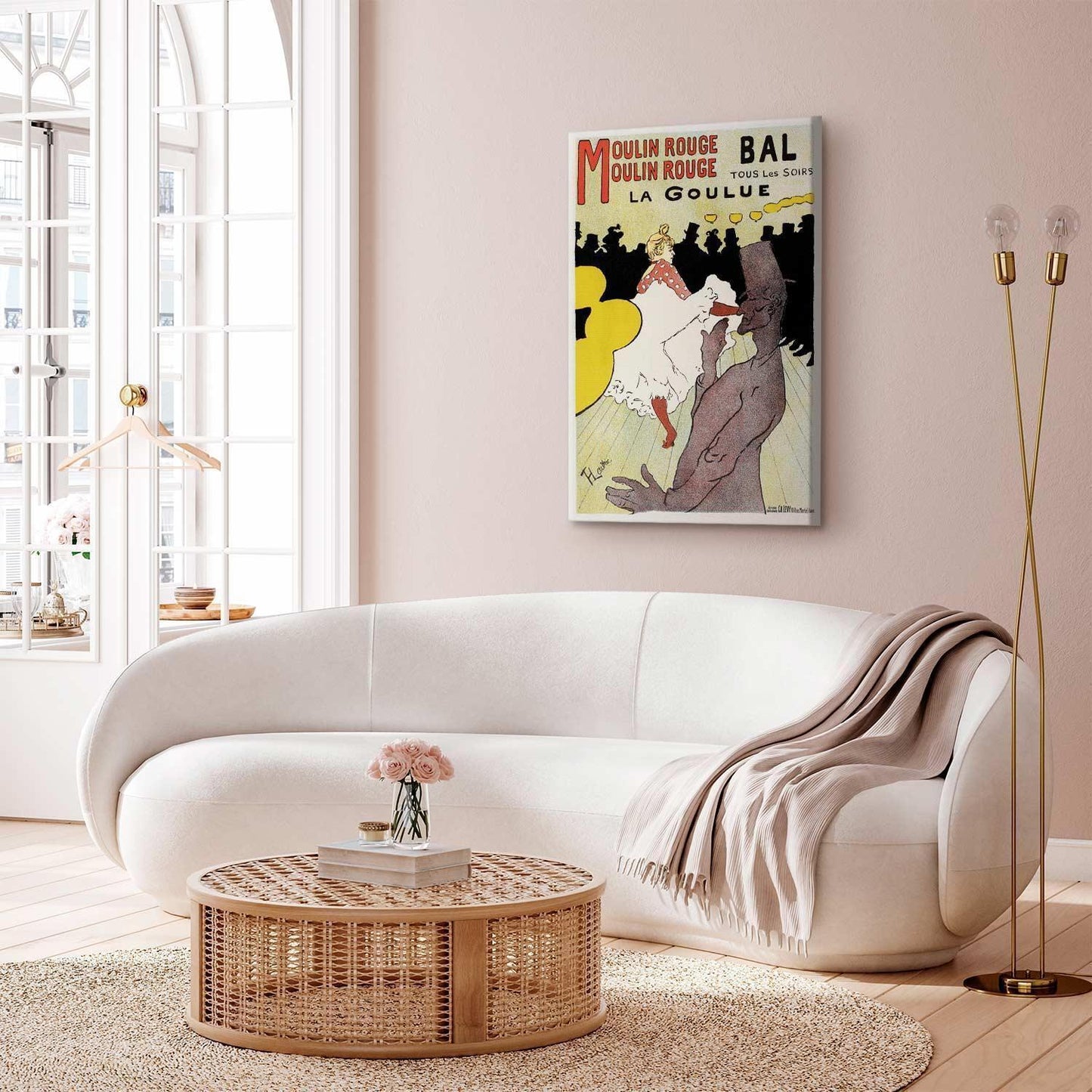 Leinwandbild - Henri de Toulouse-Lautrec – Moulin Rouge – La Goulue
