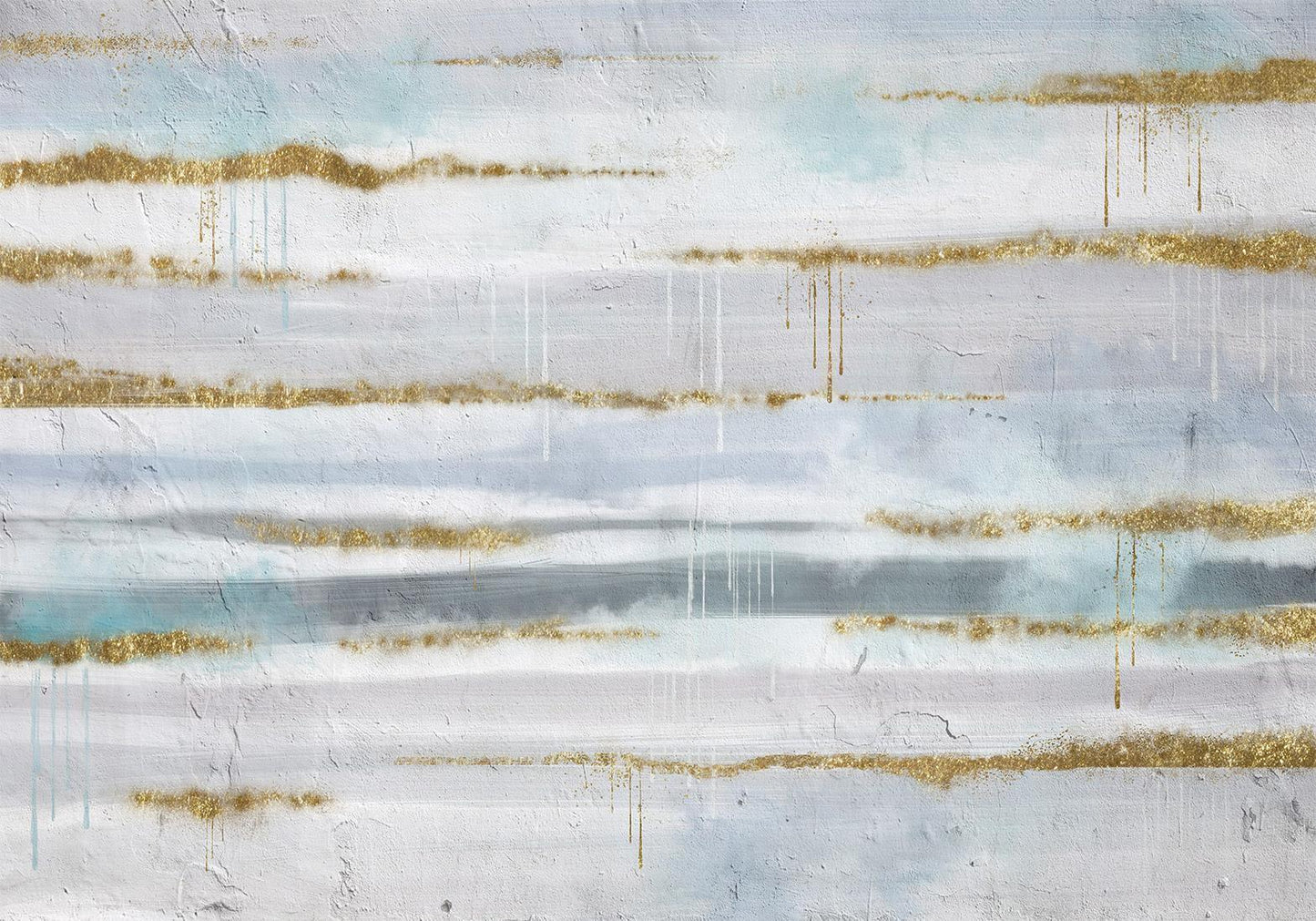 Fototapete - Modernist background - abstract stripes pattern with gold patterns Artgeist