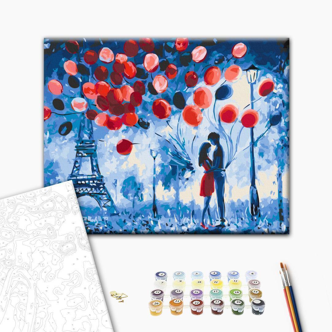 Malen nach Zahlen - Night in Paris