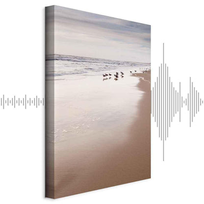 Leinwandbild - Autumn Beach (1 Part) Vertical