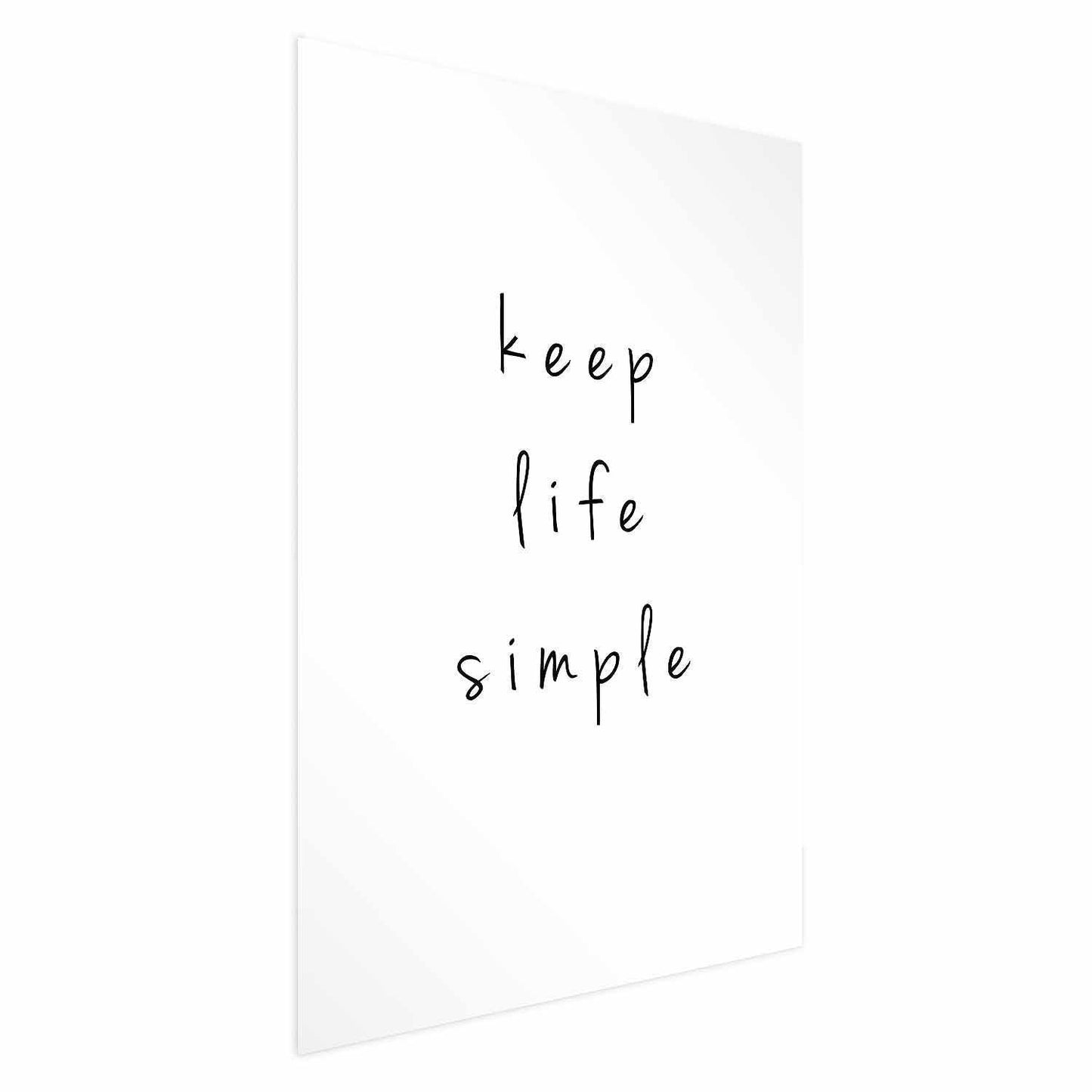 Poster - Keep Life Simple Artgeist