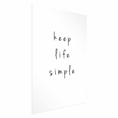 Poster - Keep Life Simple Artgeist