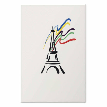 Poster - Eiffel Tower and Colors