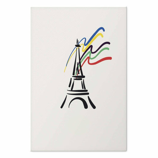 Poster - Eiffel Tower and Colors