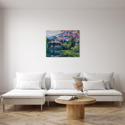 Malen nach Zahlen - The scent of spring in Japan