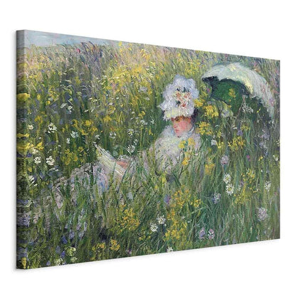 Leinwandbild - Claude Monet – In the Meadow