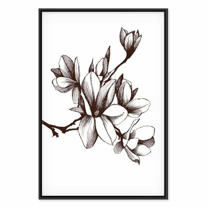 Leinwandbild - Renaissance Magnolias (1 Part) Vertical