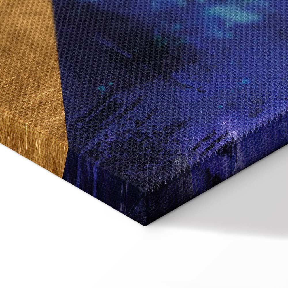 Leinwandbild - Golden Geometry (1 Part) Wide