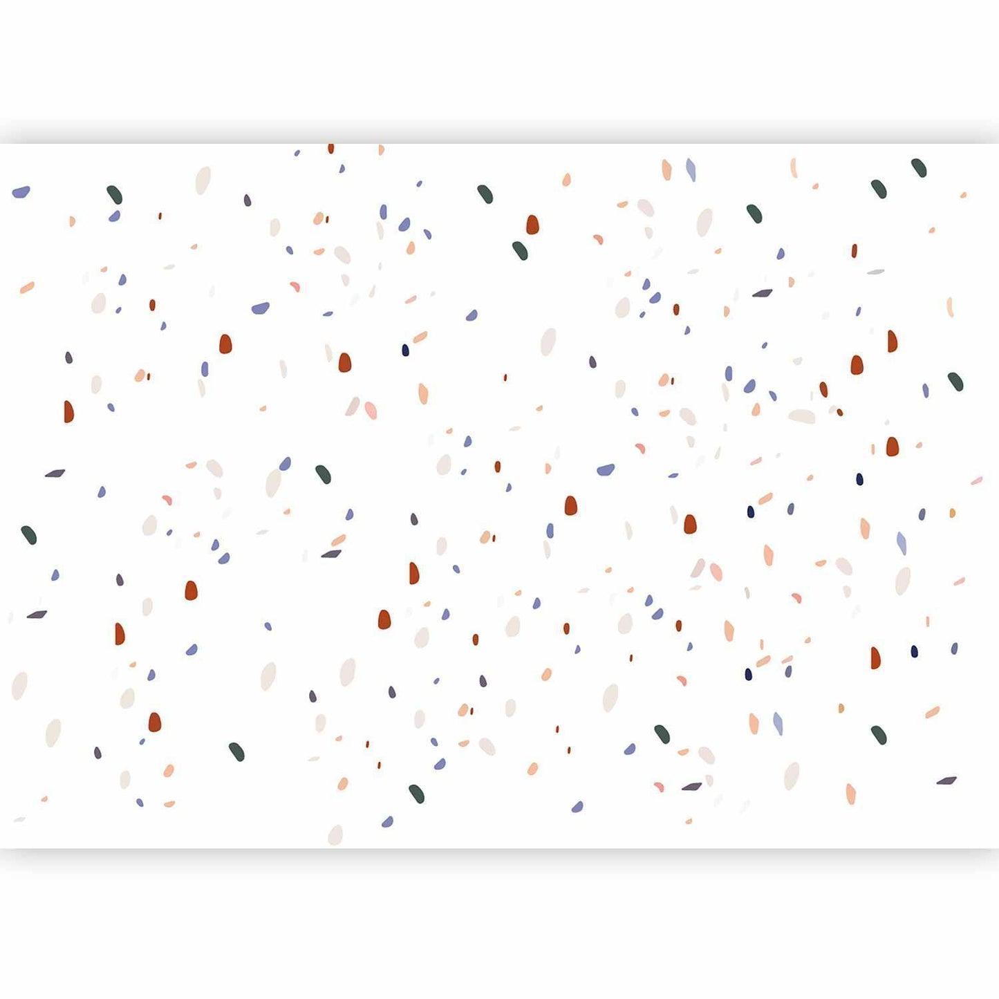 Fototapete - Classic Terrazzo on White Background