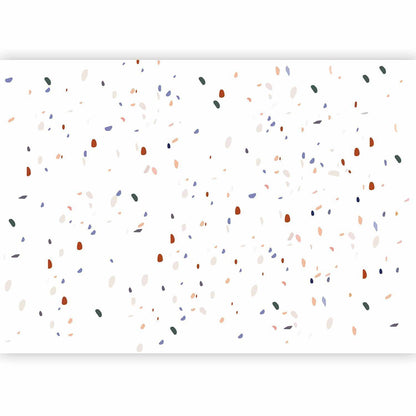 Fototapete - Classic Terrazzo on White Background