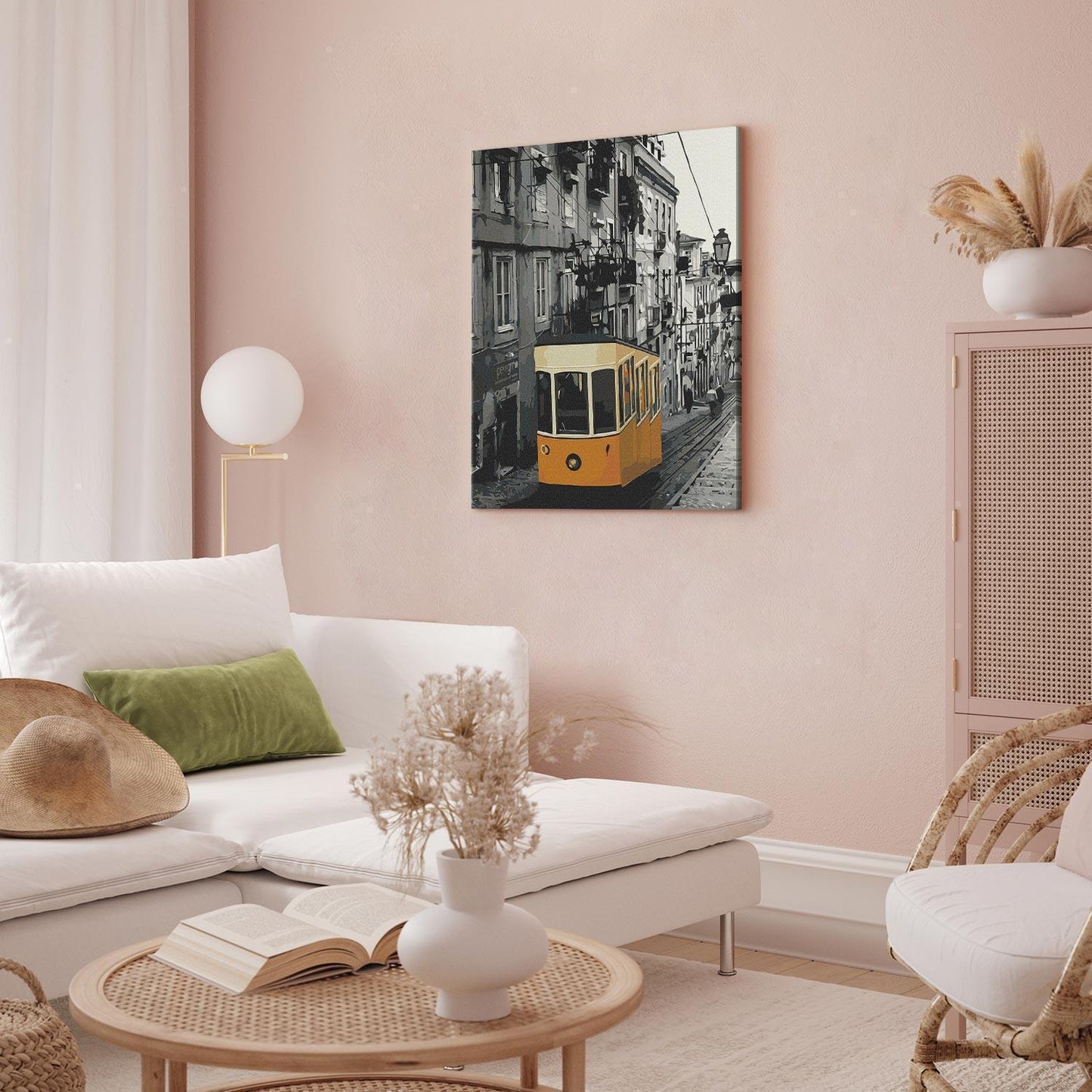 Malen nach Zahlen - Tram in Lisbon