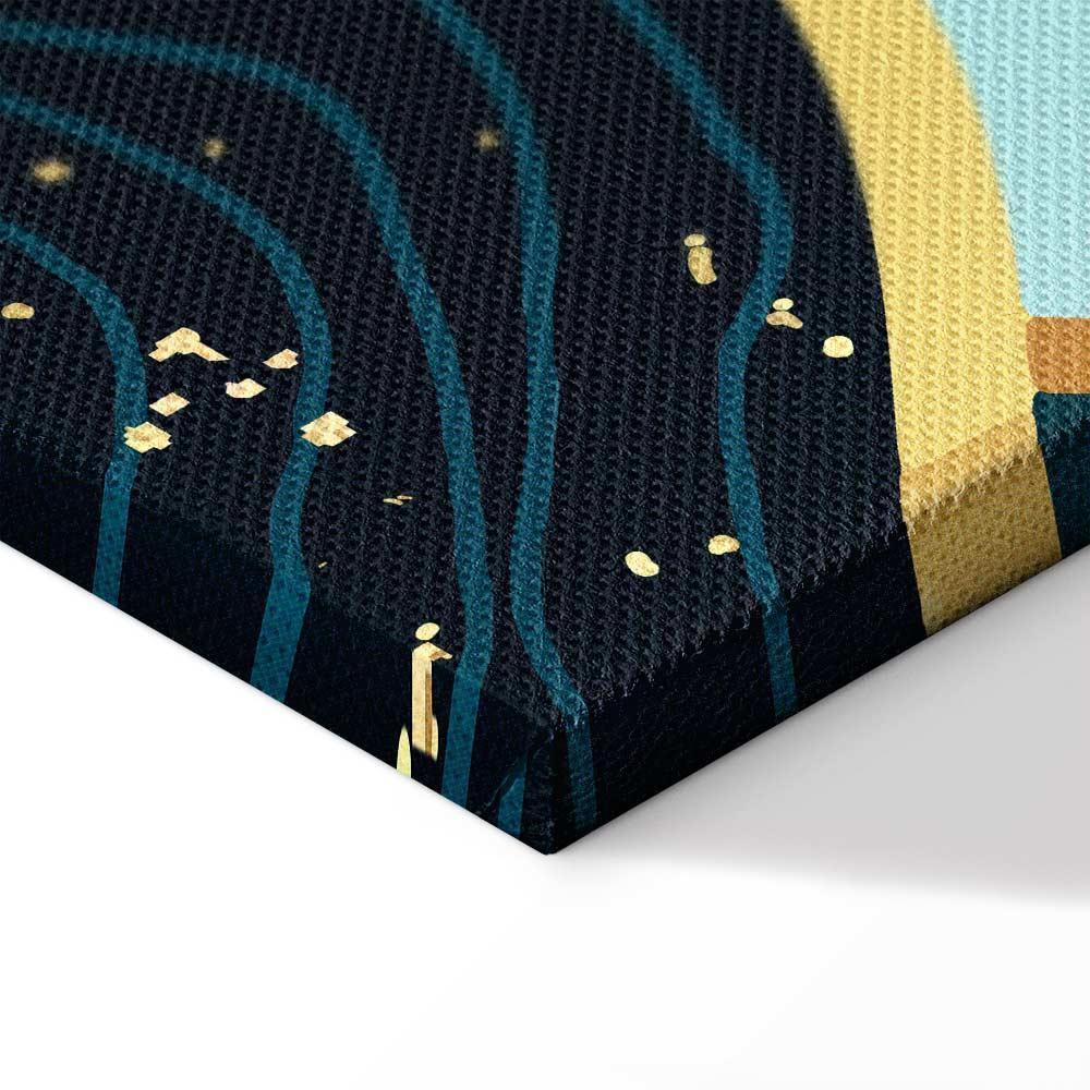 Leinwandbild - Green Pastures (1 Part) Wide