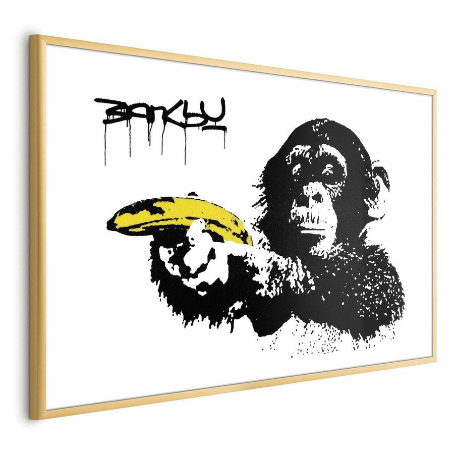 Poster - Banksy: Monkey with a Banana Artgeist