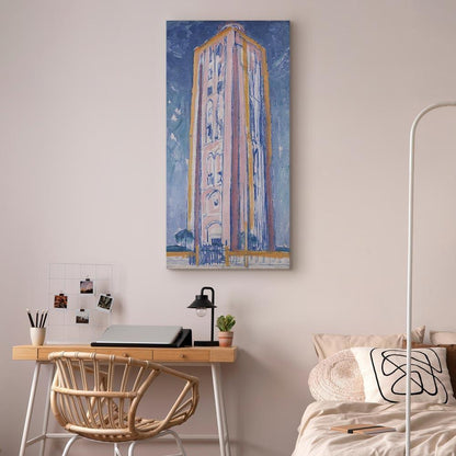 Leinwandbild - Piet Mondrian – Lighthouse near Westkapelle