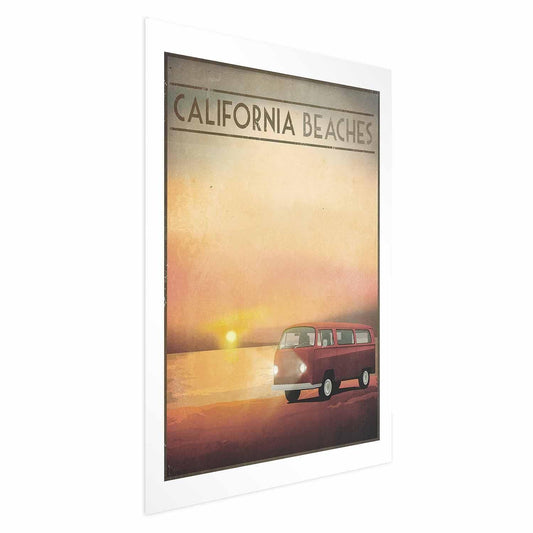 Poster - California Beaches Artgeist