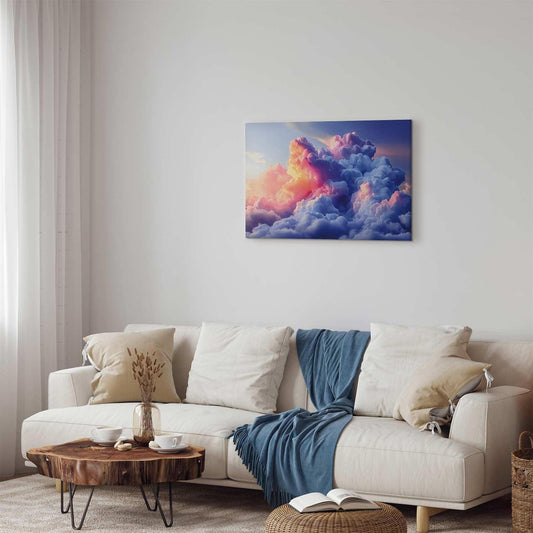 Leinwandbild - Clouds Like Painted: Artistic Brushes of Dawn Painting the Sky Artgeist