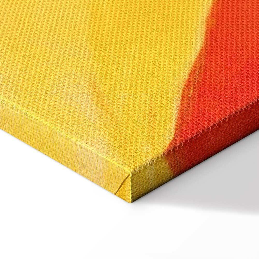 Leinwandbild - August Macke – With a Yellow Jacket